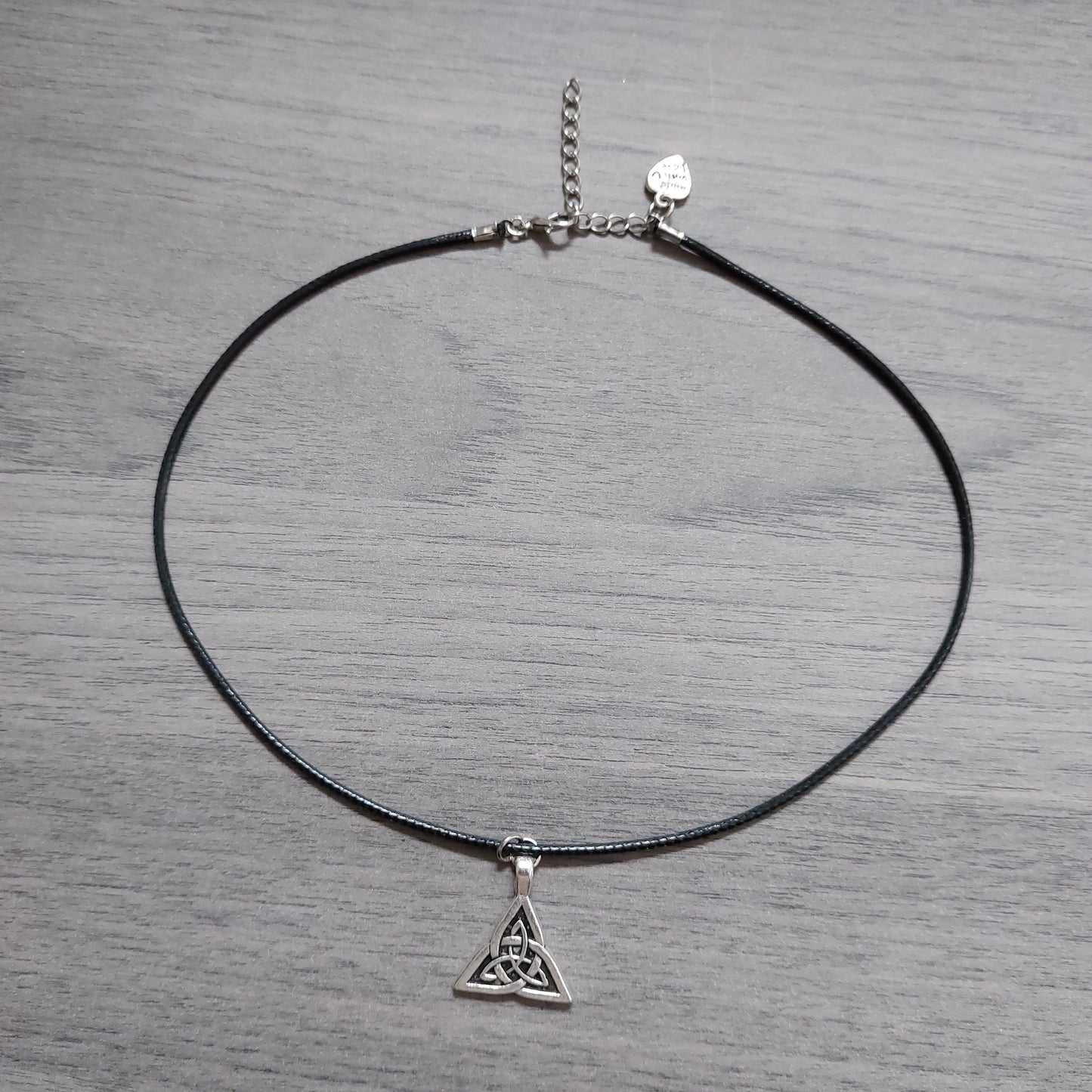 Celtic Silver Pendant Necklace