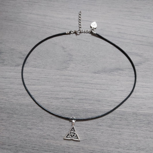 Celtic Silver Pendant Necklace